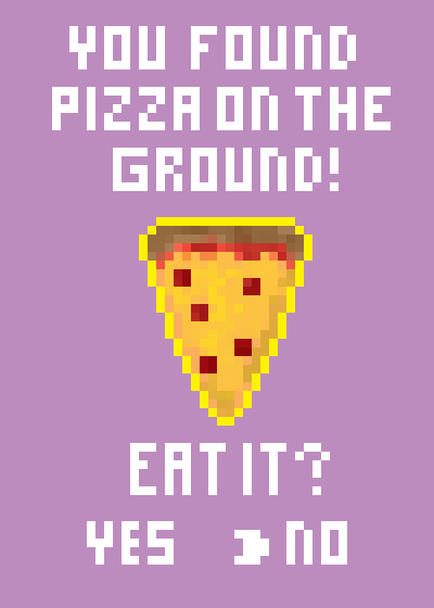 Do you want ground pizza?